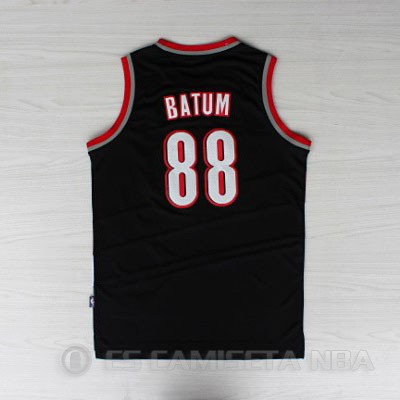Camiseta Batum #88 Portland Trail Blazers Negro - Haga un click en la imagen para cerrar